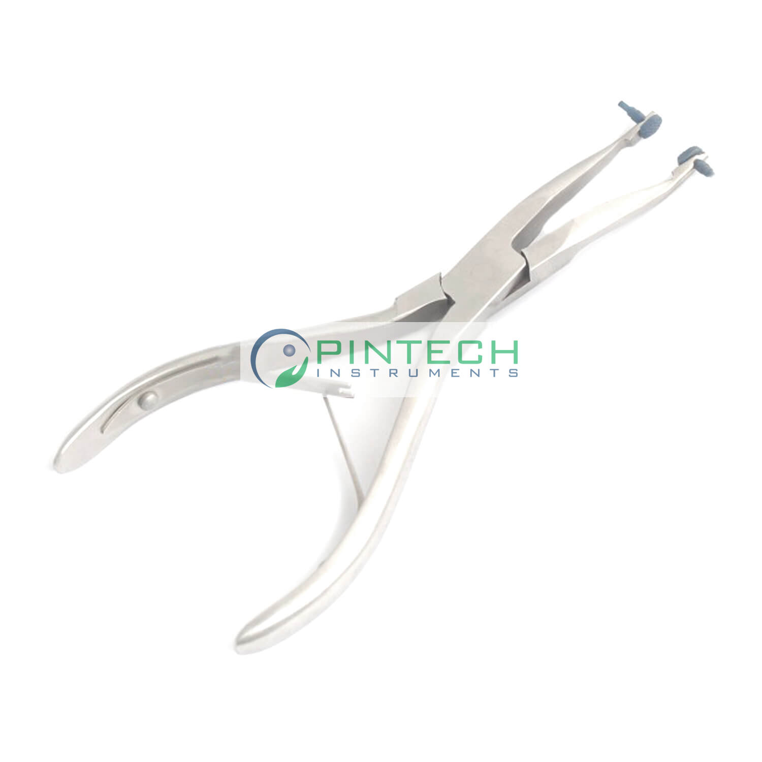 Angled Dental Crown Gripper Remover Plier 6" - Silicone Tip Crown Removal Instrument — Dental from Sialkot Pakistan by Pintech Instruments