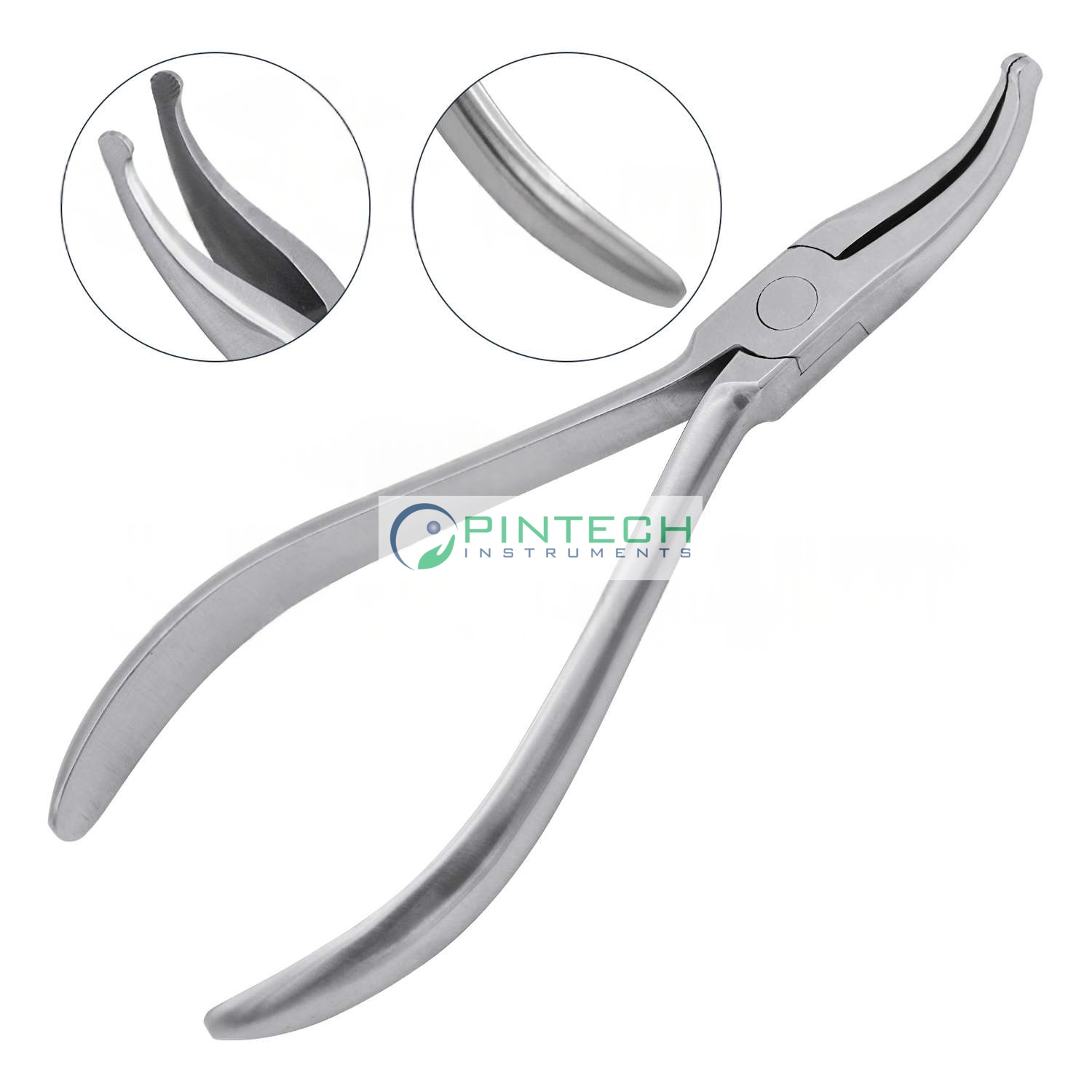 Curved How Crown Plier 5.5" - Serrated Tip Dental Orthodontic Instrument — Dental Sialkot Pakistan Pintech