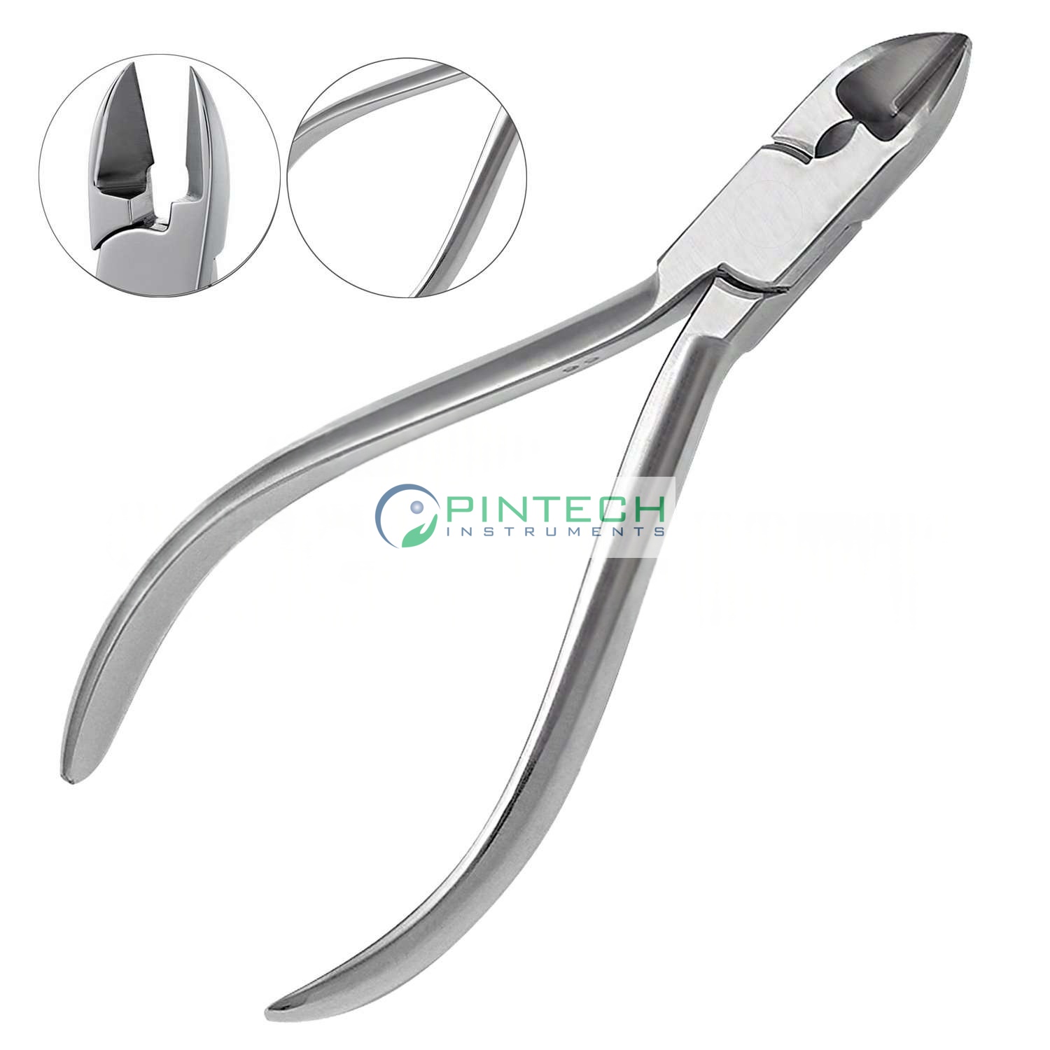 15 degree Curved Hard Wire Cutter - Orthodontic Wire Cutting Plier — Dental Sialkot Pakistan Pintech
