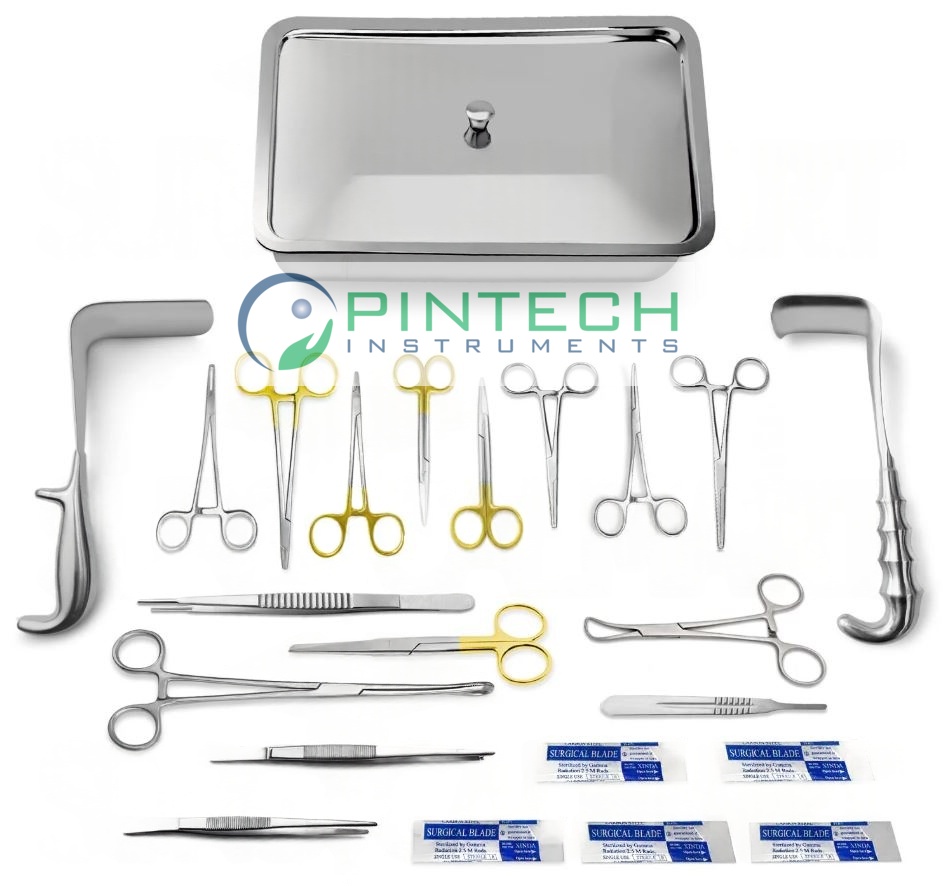 23 Pcs Cesarean Section Surgical Instrument Kit - C-Section Procedure Set Sialkot Pakistan