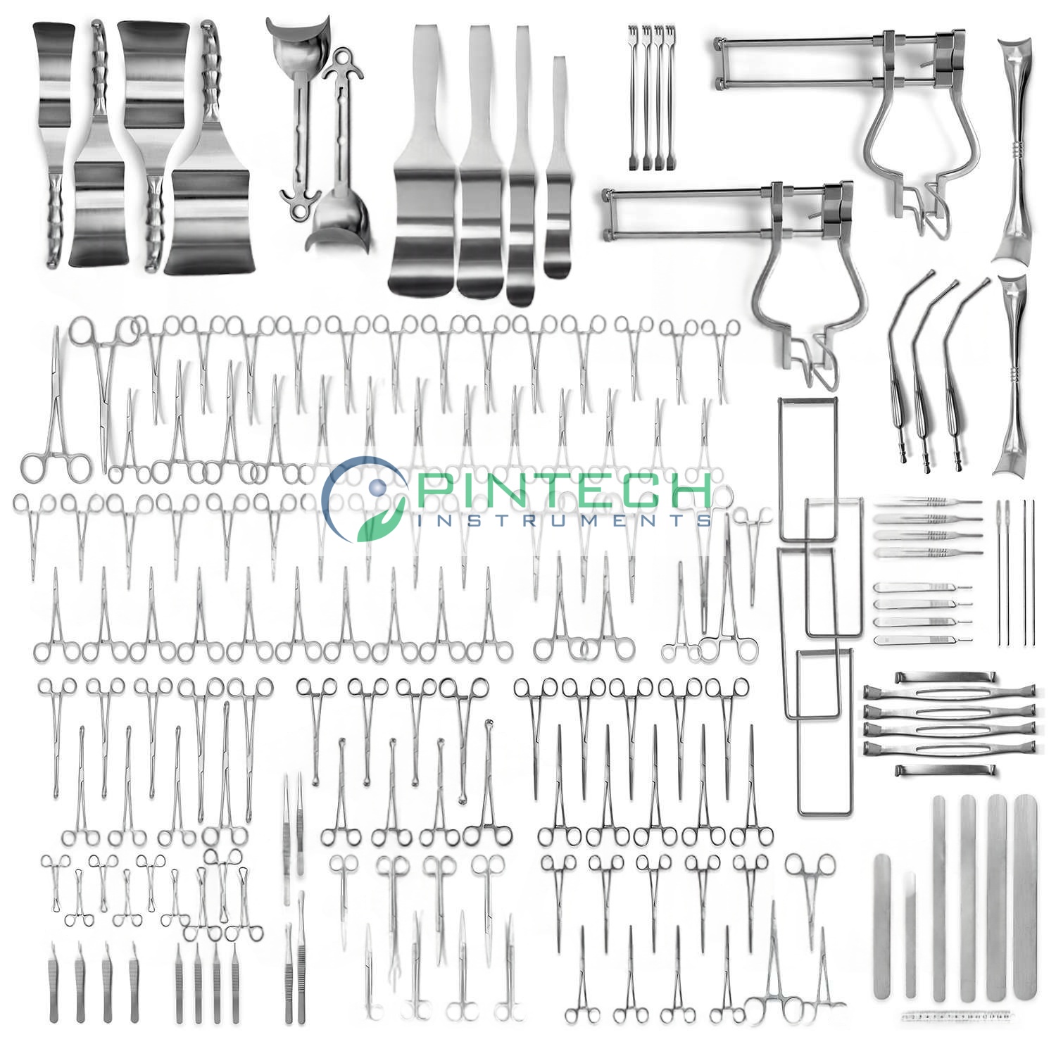 197 Pcs Laparotomy Surgical Instrument Set - Complete General Surgery Kit Sialkot Pakistan
