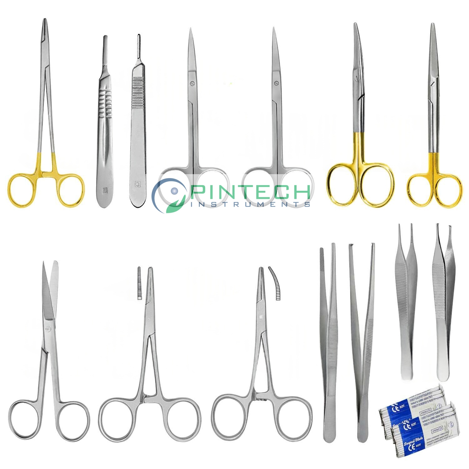 22 Pcs Dermal Excision Kit - Dermatology Surgical Instrument Set Sialkot Pakistan