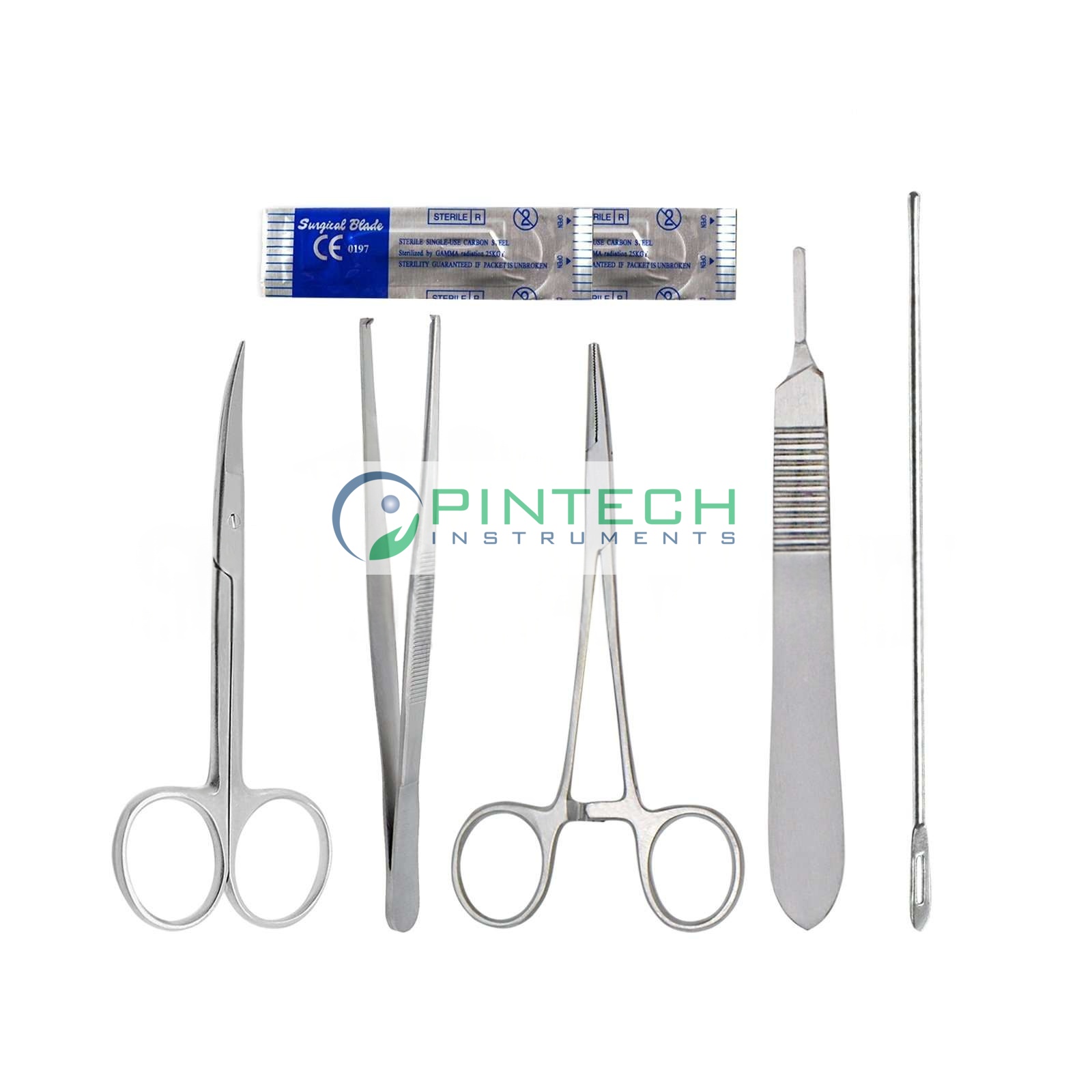 5 Pcs Debridement Pack with Scalpel Blades - Wound Care Surgical Kit Sialkot Pakistan