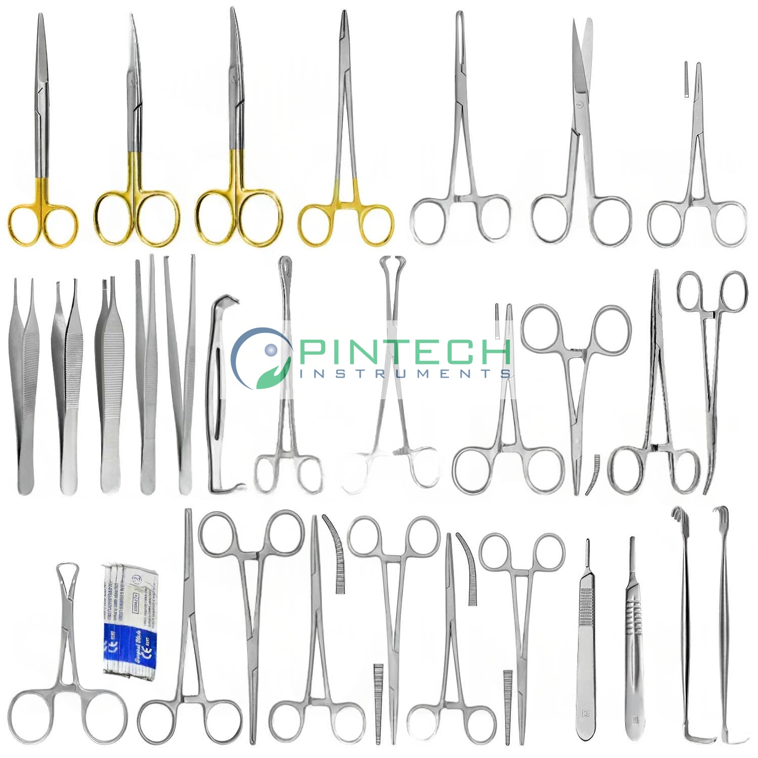 108 Pcs Major Surgery Basic Kit - General Surgical Instrument Set Art No PTI-SK-118 108 pcs — Surgical Instruments Manufacturer Sialkot Pakistan