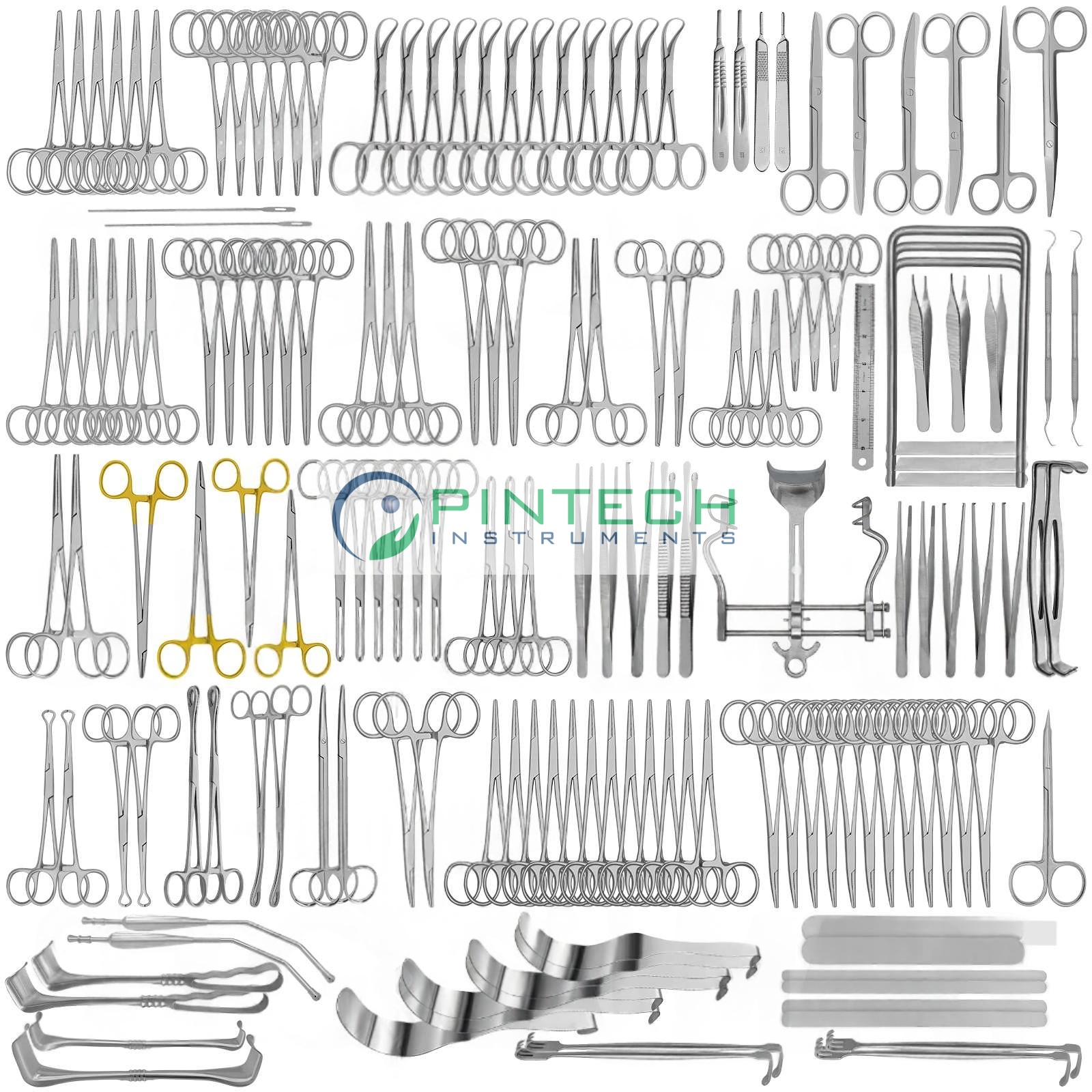 161 Pcs Major Basic Surgery Instrument Set - Complete Surgical Kit — Surgical Sialkot Pakistan Pintech