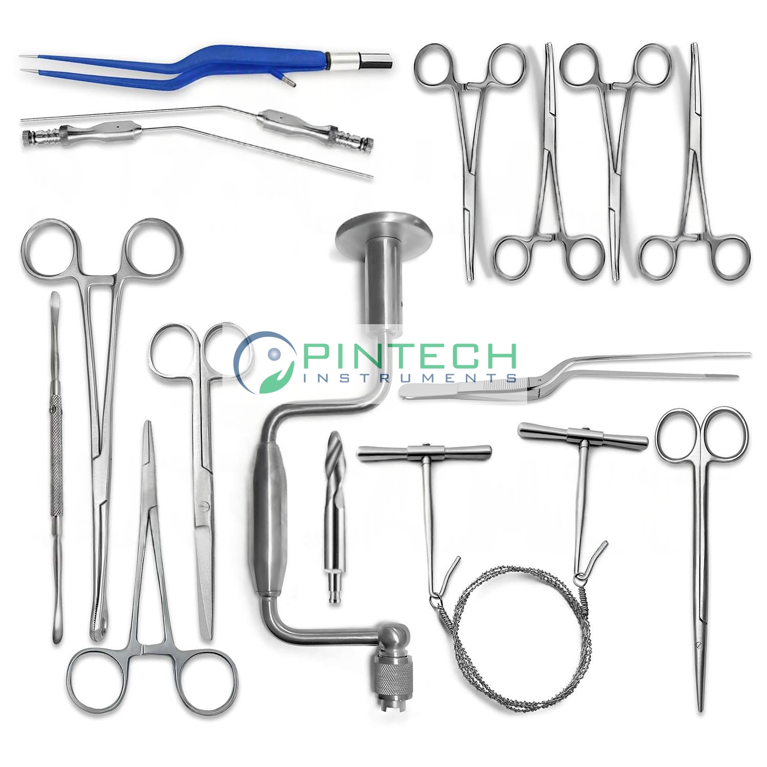 18 Pcs CJD Neurology Instrument Set - Neurosurgical Procedure Kit — Surgical Sialkot Pakistan Pintech