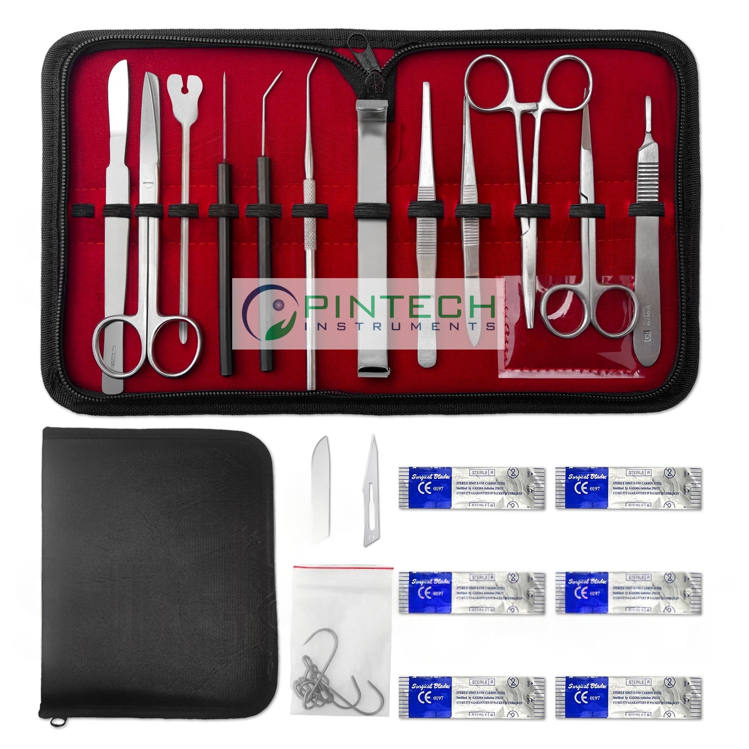 13 Pcs Anatomy Student Dissection Kit - Biology Lab Instrument Set — Surgical Sialkot Pakistan Pintech