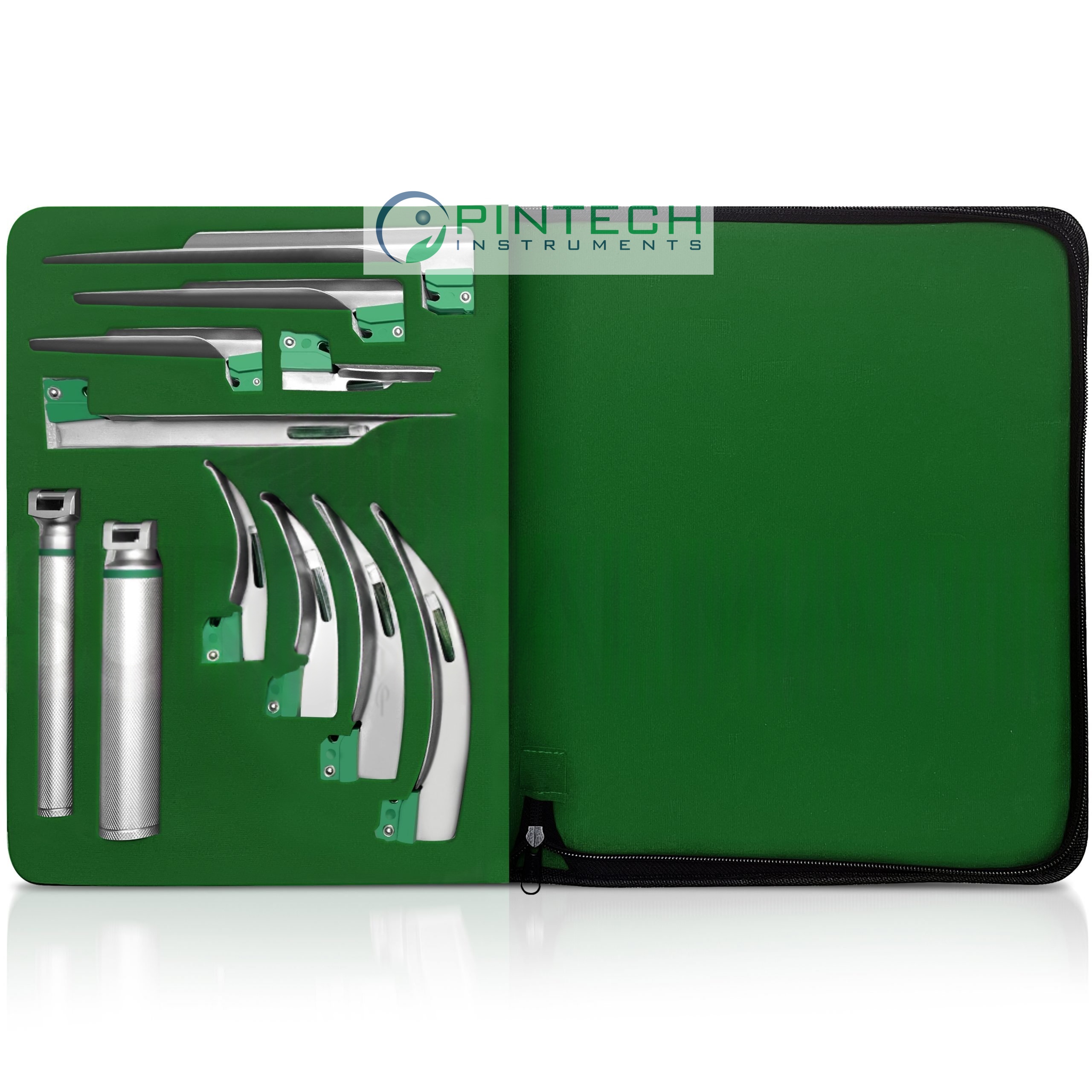 11 Pcs Fiber-Optic Macintosh and Miller Disposable Laryngoscope Set - Anesthesia Airway Kit Sialkot Pakistan