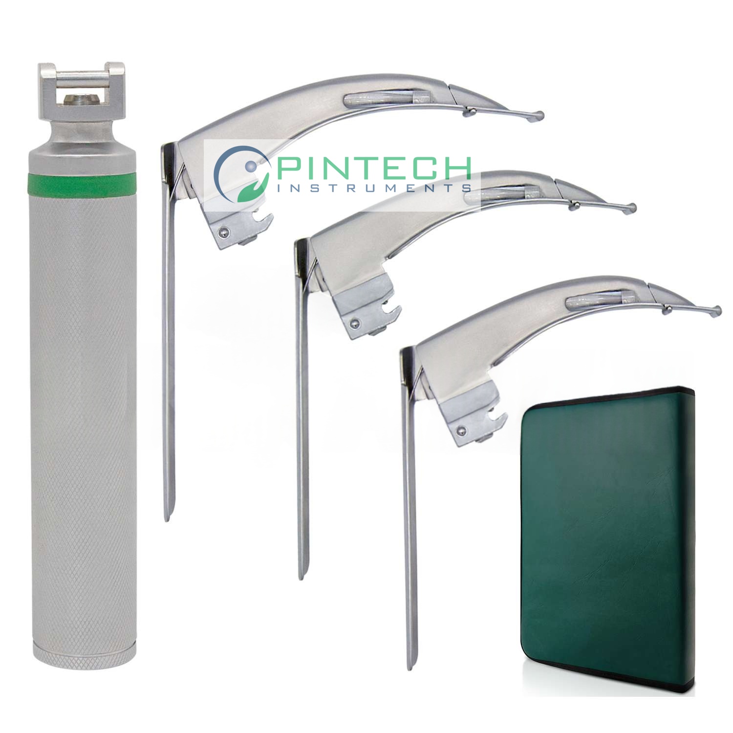 5 Pcs McCoy Flex-Tip Fiber-Optic Laryngoscope Set with Carrying Case - Anesthesia Airway Kit Sialkot Pakistan