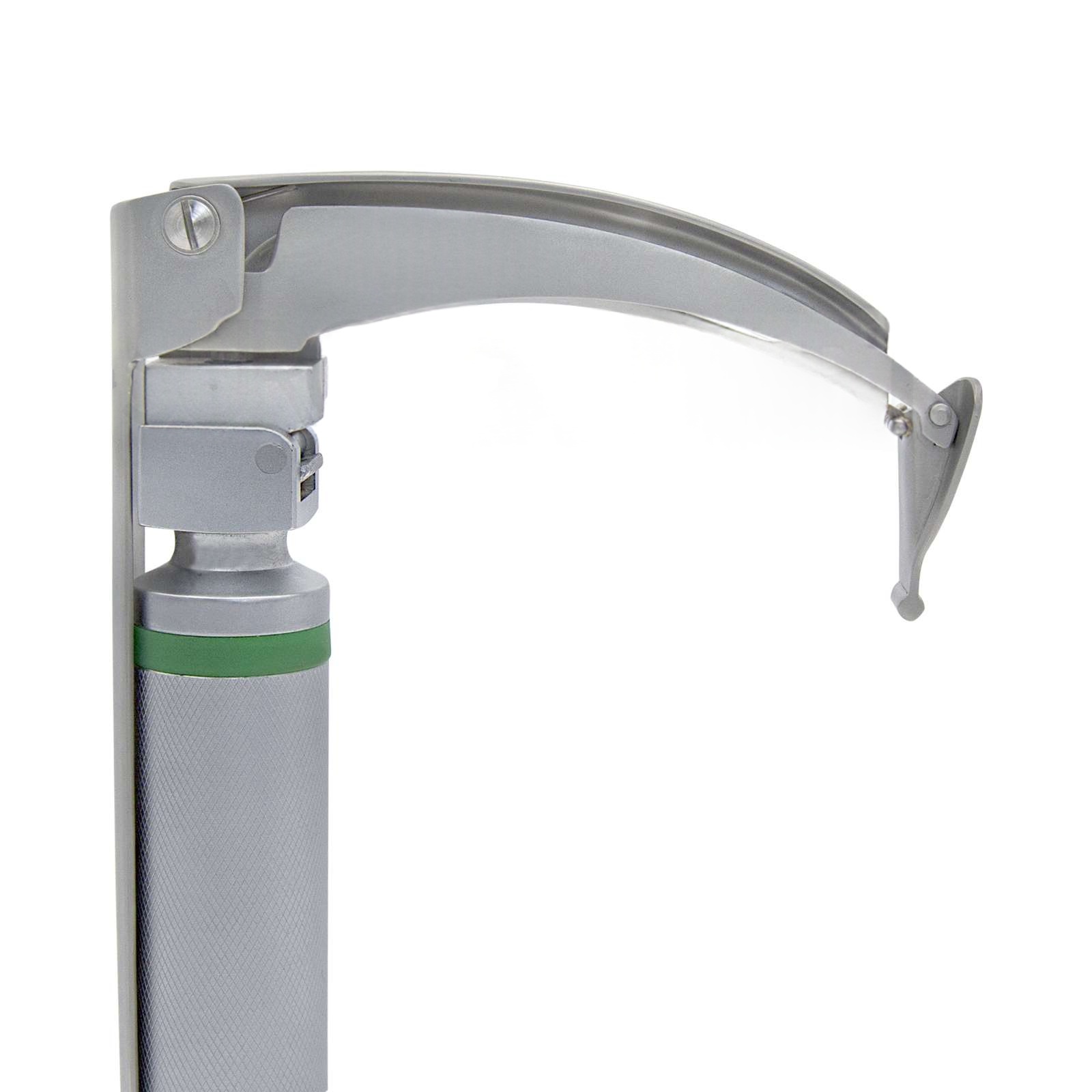 McCoy Fiber-Optic Laryngoscope Blade #4 with Medium Handle - Airway Intubation Instrument Art No PTI-LAR-105 — Surgical Instruments detail view