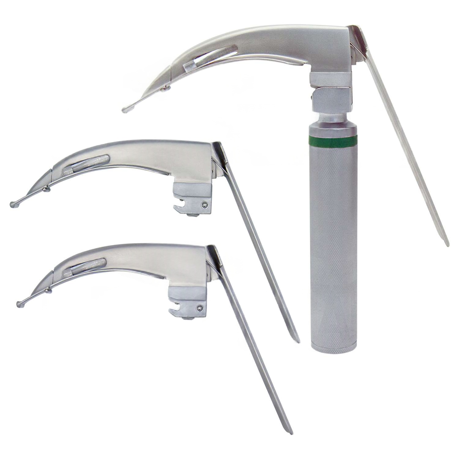 3 Pcs McCoy Fiber-Optic Flex-Tip Laryngoscope Blades #2-#4 - Airway Intubation Instrument Sialkot Pakistan