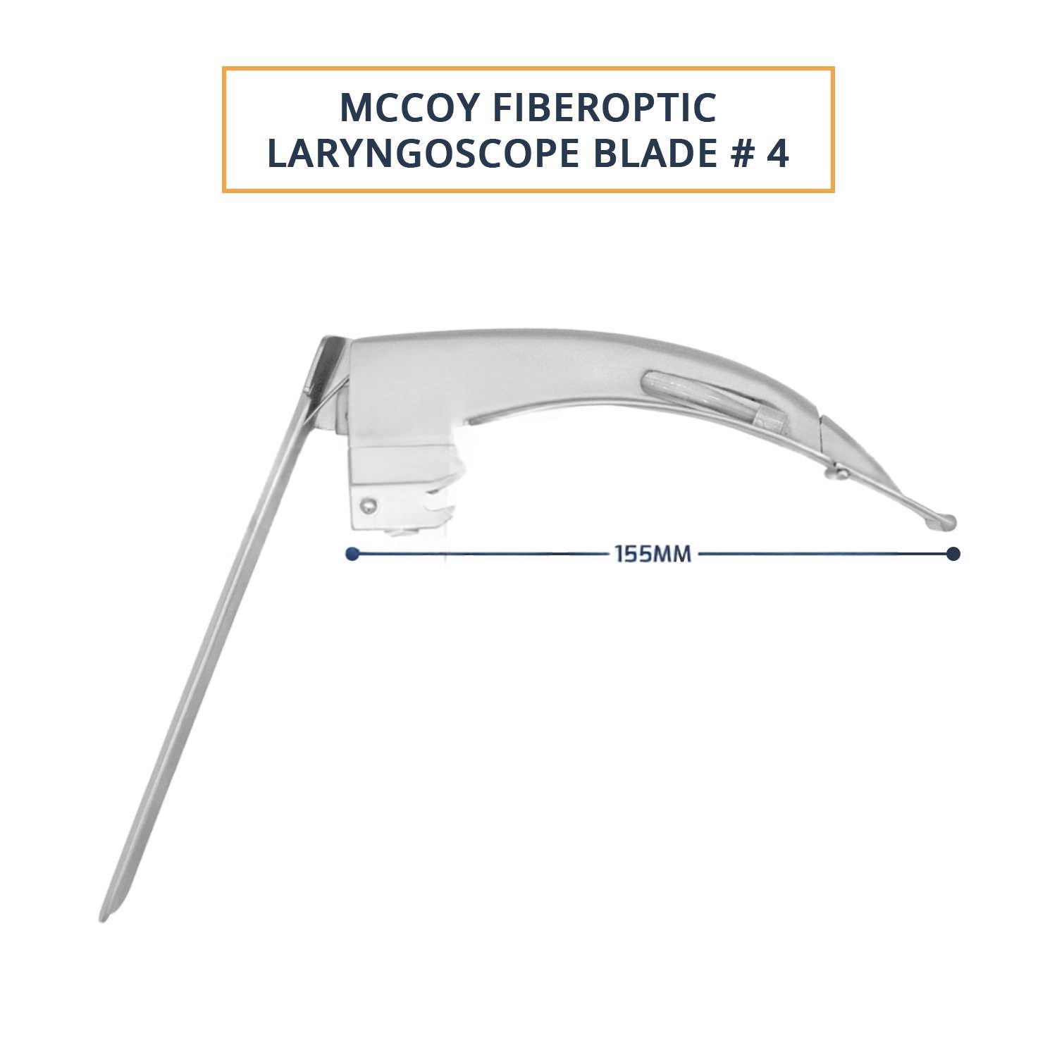 McCoy Fiber-Optic Flex-Tip Laryngoscope Blade #4 - Airway Intubation Instrument — Surgical Sialkot Pakistan Pintech