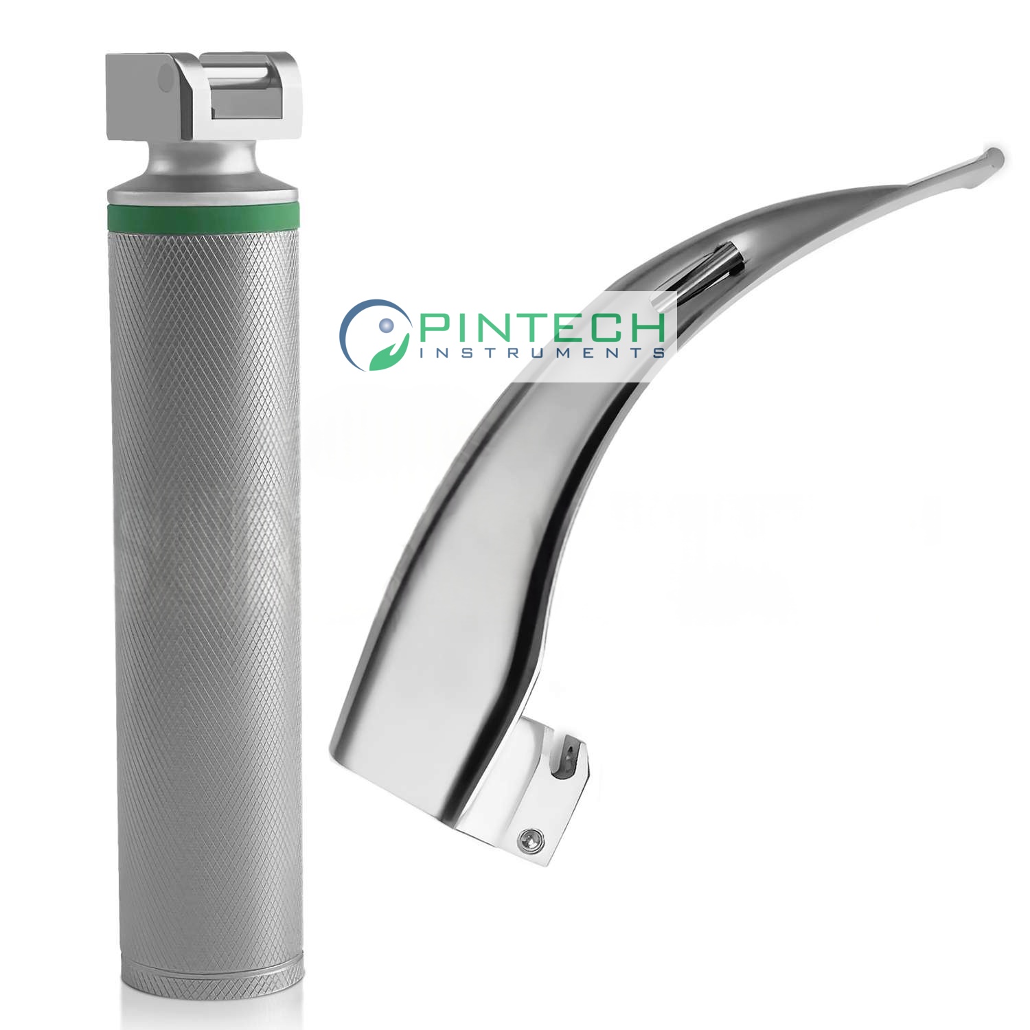 Macintosh Fiber-Optic Blade #4 with Medium Laryngoscope Handle - Airway Intubation Instrument Sialkot Pakistan
