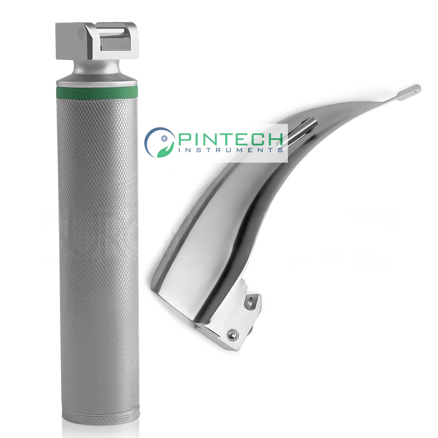 Macintosh Fiber-Optic Blade #3 with Medium Laryngoscope Handle - Airway Intubation Instrument Art No PTI-LAR-113 — Surgical Instruments detail view