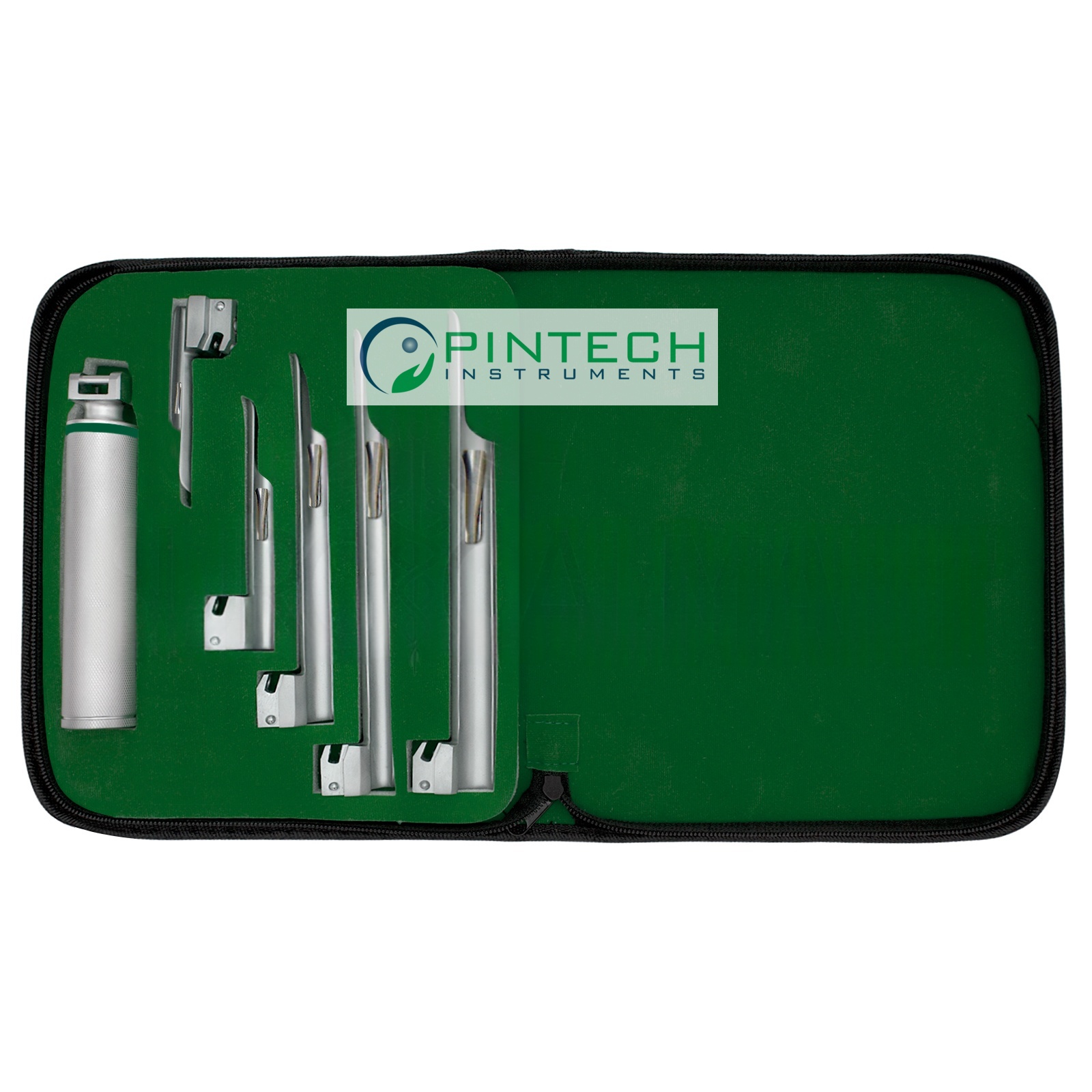 6 Pcs Miller Fiber-Optic Laryngoscope Set - Reusable - Anesthesia Airway Kit Art No PTI-LAR-129 — Surgical Instruments detail view