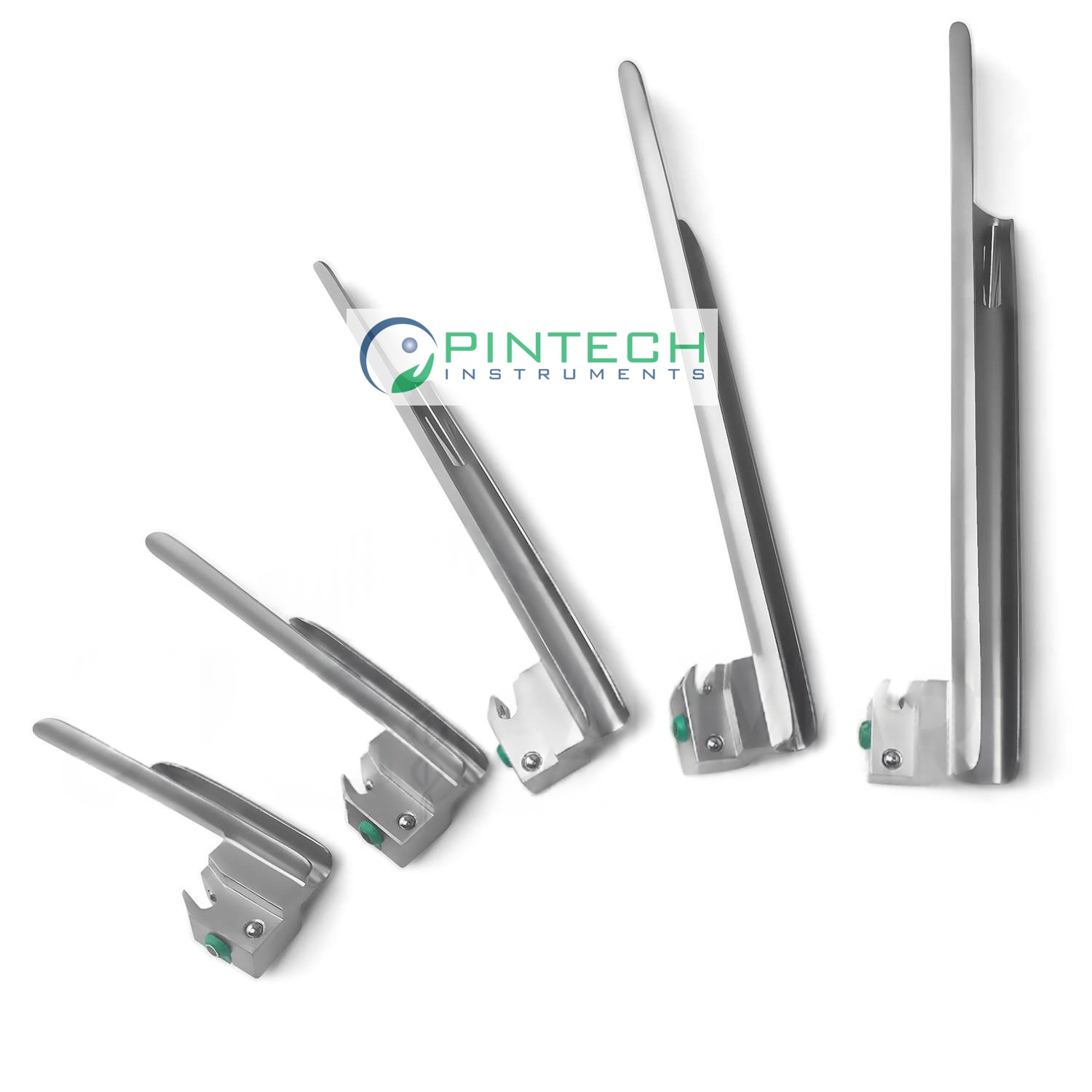 Miller Fiber-Optic Blade #3 with Medium Laryngoscope Handle - Airway Intubation Instrument Art No PTI-LAR-124 — Surgical Instruments detail view