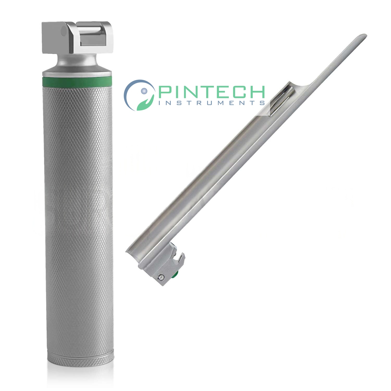 Miller Fiber-Optic Blade #4 with Medium Laryngoscope Handle - Airway Intubation Instrument — Surgical from Sialkot Pakistan by Pintech Instruments