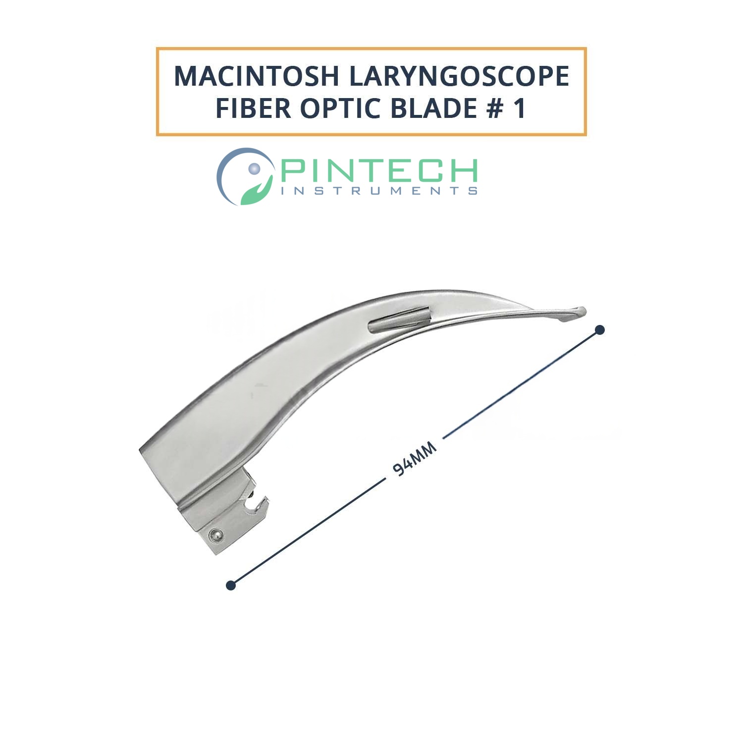 Macintosh Fiber-Optic Laryngoscope Blade #4 - Adult Intubation Blade - Airway Intubation Instrument — Surgical Sialkot Pakistan Pintech